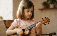 Little Girl Uke Player